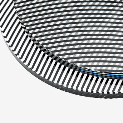 Glass Grid Coasters: Wave
