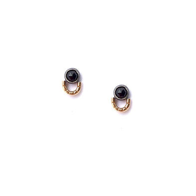 Studs: Wasana Black Spinel