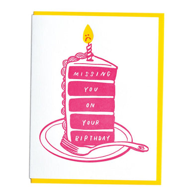 Card: Missing you on your BDAY