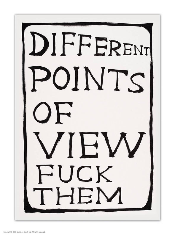 Shrigley Postcard: Different Points Of View