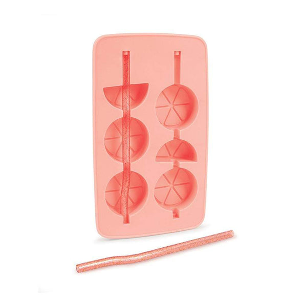Citrus Sipper Ice Tray and Straws