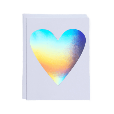 Card: Big Heart Foil