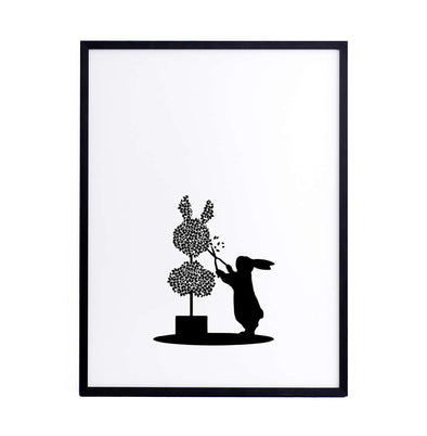 Print: Topiary Rabbit