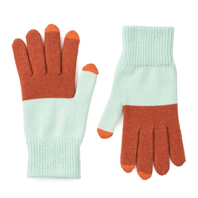 Tech Gloves: Jade/Rust