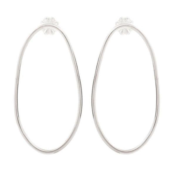 Studs: Smooth Oval Hoops