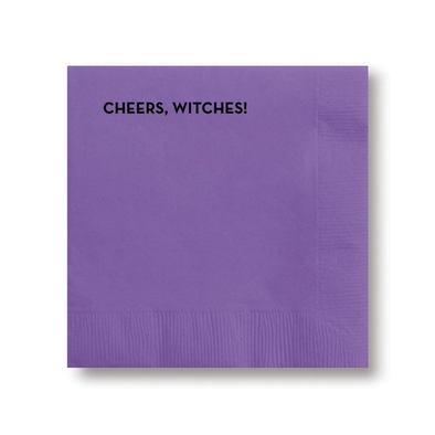 Cocktail Napkins: Cheers, Witches!