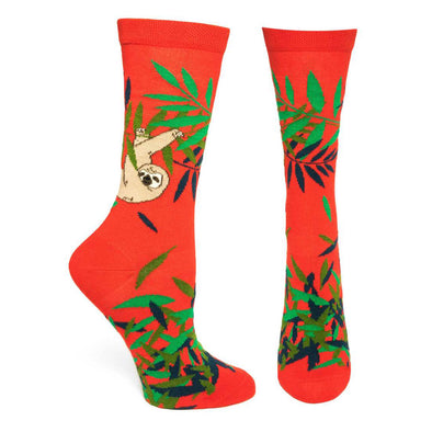 Socks: Sloth Red
