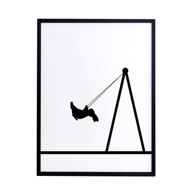 Print: Swing Rabbit