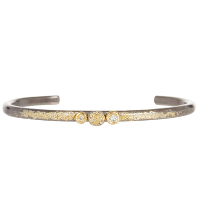 Cuff: Three Bloom Dusted