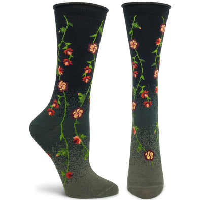 Socks: Tibetan Flowers