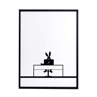 Print: Working Rabbit